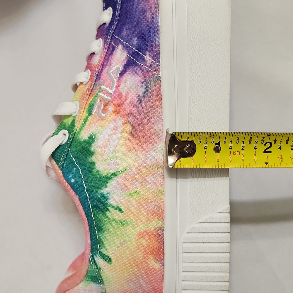 Fila Tie-Dye Panache Sandblast Colorful Rainbow Platform Sneakers (W Size 9) - Picture 15 of 15